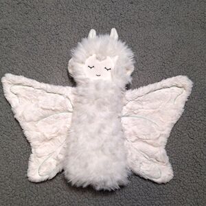 Slumberkins Plush White Sprite Snuggler Moth Butterfly Lovey Fluffy Soft